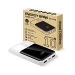 everActive EB-10Q Power Bank 10000mAh 22.5W με 2 Θύρες USB-A και Θύρα USB-C Λευκό - Image 5