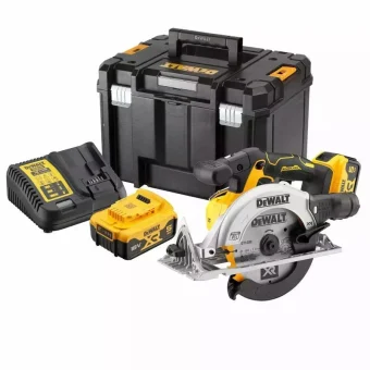 DEWALT Δισκοπρίονο Brushless 18V 2x5Ah με Ρύθμιση Ταχύτητας DCS565P2-QW