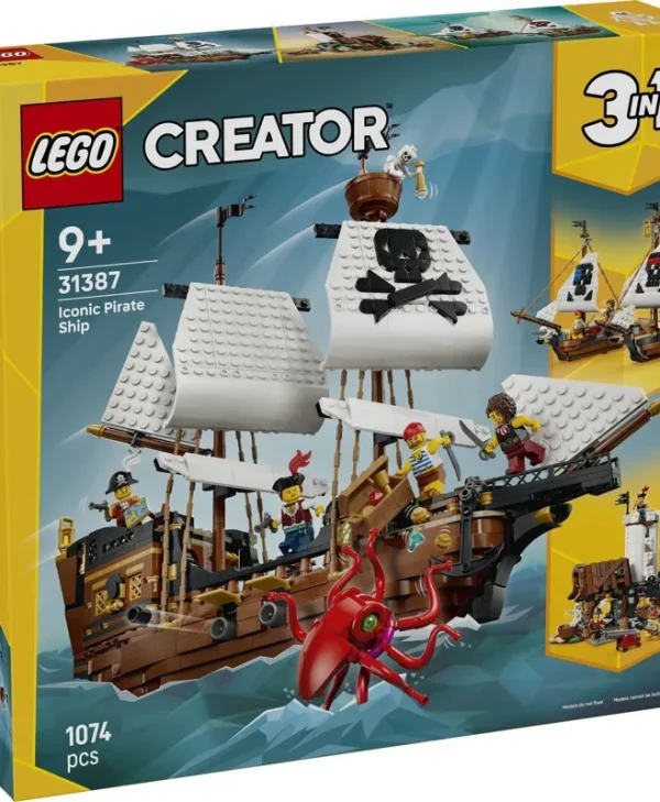LEGO Creator Pirate Ship για 9+ Ετών 1074τμχ 31387