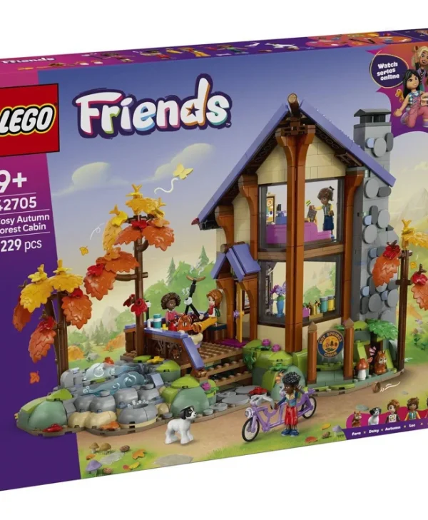 LEGO Friends Cozy Fall Forest Cabin 1229τμχ 42705