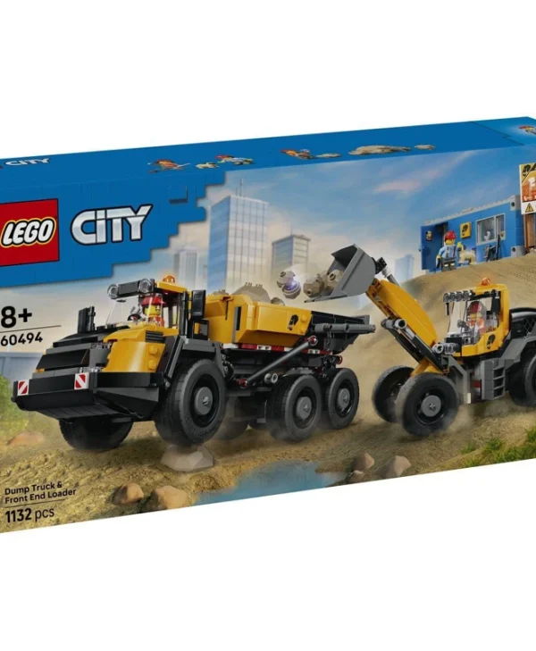 LEGO City Dump Truck and Front End Loader για 8+ Ετών 1132τμχ 60494