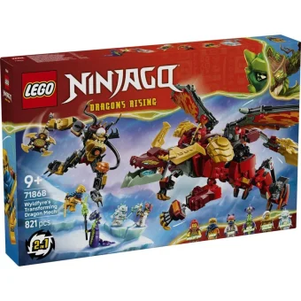 LEGO Ninjago Transforming Dragon Mech Wyldfyre για 9+ Ετών 821τμχ 71868