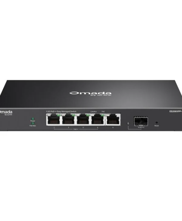 TP-LINK Omada ES206XPP-M2 Managed L2 PoE++ Switch με 5 Θύρες Gigabit (1Gbps) Ethernet