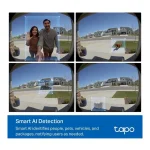 TP-LINK Κουδούνι Πόρτας Wi-Fi Συμβατό με Alexa και Google Home Μαύρο TAPO D205 - Image 4