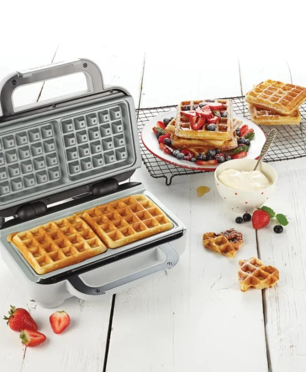 Breville Βαφλιέρα για Τετράγωνες Βάφλες 2 Θέσεων 850W VST072X