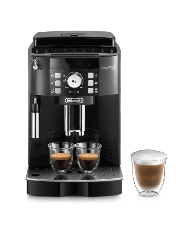 De'Longhi Magnifica S Αυτόματη Μηχανή Espresso 1450W Πίεσης 15bar για Cappuccino με Μύλο Άλεσης Μαύρη ECAM 21.110.B