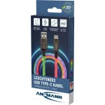 Ansmann LED USB-C to Lightning Cable 60W Πολύχρωμο 1m 1700-0158 - Image 2