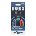 Ansmann LED USB-C to Lightning Cable 60W Πολύχρωμο 1m 1700-0158 - Image 4