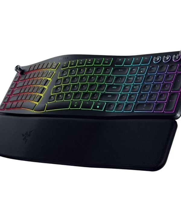 Razer Pro Type Ergo Ασύρματο Gaming Πληκτρολόγιο με RGB φωτισμό (Αγγλικό US) RZ03-05440100-R3M1