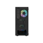 Shobo SH8F Gaming Midi Tower Κουτί Υπολογιστή με Πλαϊνό Παράθυρο και ARGB Φωτισμό Μαύρο NFO-2402 - Image 4
