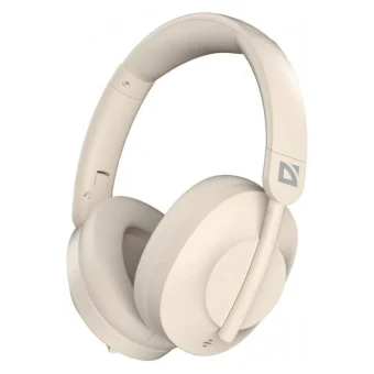 Defender FreeMotion B485 Ασύρματα / Ενσύρματα Over Ear Ακουστικά με 50 ώρες Λειτουργίας Μπεζ 63486