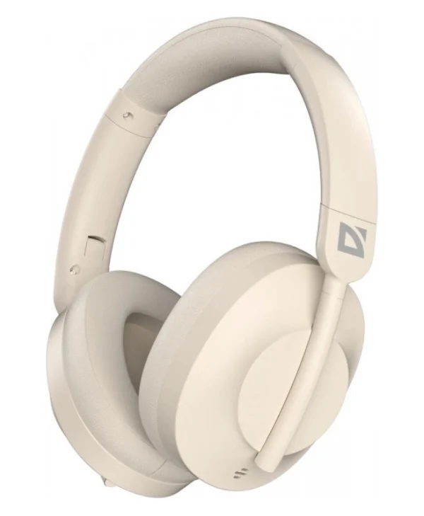 Defender FreeMotion B485 Ασύρματα / Ενσύρματα Over Ear Ακουστικά με 50 ώρες Λειτουργίας Μπεζ 63486