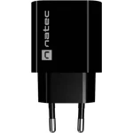 Natec Φορτιστής Χωρίς Καλώδιο με Θύρα USB-A και Θύρα USB-C 20W Power Delivery / Quick Charge 3.0 Μαύρος (Ribera NUC-2397)