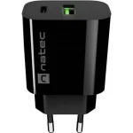 Natec Φορτιστής Χωρίς Καλώδιο με Θύρα USB-A και Θύρα USB-C 20W Power Delivery / Quick Charge 3.0 Μαύρος (Ribera NUC-2397) - Image 2