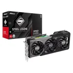 ASRock Radeon RX 9070 GRE 12GB GDDR6 Steel Legend Dark OC Κάρτα Γραφικών 90-GA5WZZ-00CANF - Image 5
