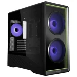 Lian Li Vector V150 Gaming Mini Tower Κουτί Υπολογιστή με Πλαϊνό Παράθυρο Μαύρο G99.V150INFX.00