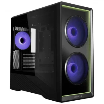 Lian Li Vector V150 Gaming Mini Tower Κουτί Υπολογιστή με Πλαϊνό Παράθυρο Μαύρο G99.V150INFX.00