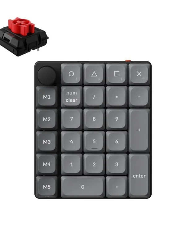 Keychron K0 Max K0M-H1 Ασύρματο Bluetooth Αριθμητικό Πληκτρολόγιο Συμβατό με Mac