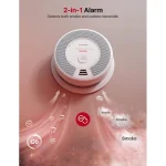 X-sense Sc07-mr Αυτόνομος Συνδυαστικός Ανιχνευτής Καπνού Μονοξειδίου Του Άνθρακα Co Οθόνη Lcd xs07mr - Image 2