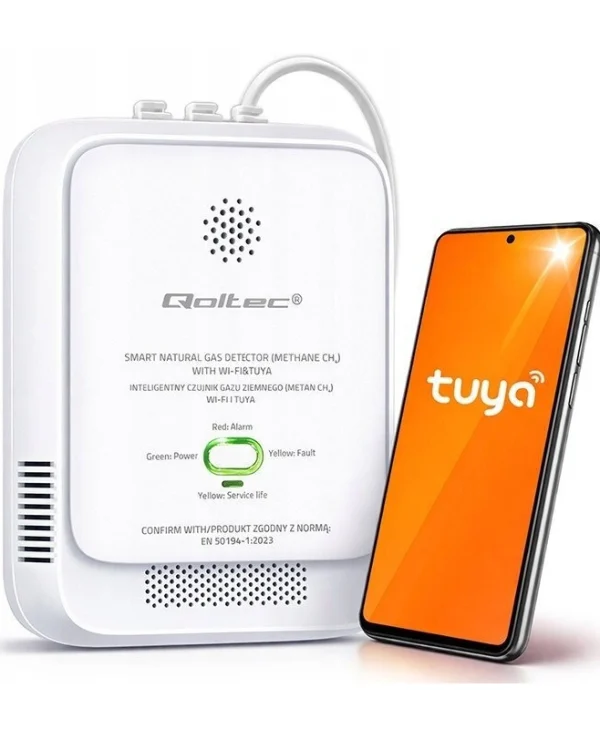 Qoltec Ανιχνευτής Φυσικού Αερίου Wi-Fi 52651