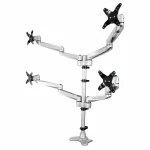 StarTech Βάση Γραφείου για 4 Οθόνες έως 30" με Βραχίονα (S55058787) ARMQUADPS