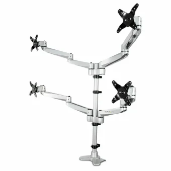 StarTech Βάση Γραφείου για 4 Οθόνες έως 30" με Βραχίονα (S55058787) ARMQUADPS