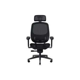 Razer Fujin Pro Καρέκλα Gaming Δερματίνης με Ρυθμιζόμενα Μπράτσα Μαύρη RZ38-04940100-R3G1
