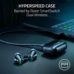 Razer Hammerhead V3 X HyperSpeed In-ear Bluetooth Handsfree Ακουστικά με Αντοχή στον Ιδρώτα και Θήκη Φόρτισης Μαύρα RZ12-05620100-R3G1 - Image 5