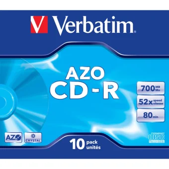 Verbatim Εγγράψιμα CD-R 52x 700MB 10τμχ 43327