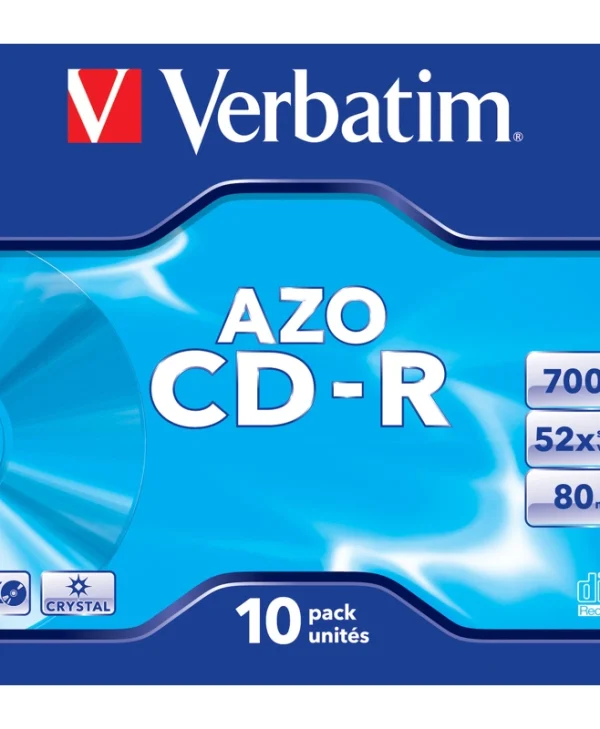 Verbatim Εγγράψιμα CD-R 52x 700MB 10τμχ 43327