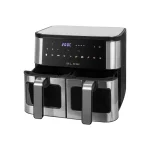 Blow Air Fryer με Διπλό Αποσπώμενο Κάδο 9lt Μαύρο 44-601 44-601# - Image 2