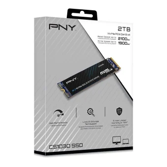 PNY CS1030 SSD 2TB τύπου M.2 με σύνδεση PCI Express 3.0 M280CS1030-2TB-RB