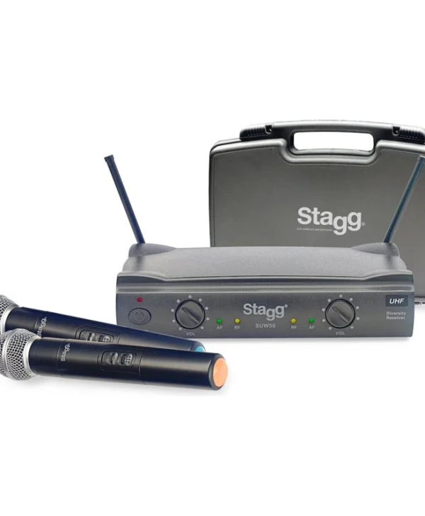 Stagg SUW-50-MM-FH Σετ Ασύρματο Πυκνωτικό Μικρόφωνο Χειρός για Φωνητικά SUW 50 MM FH EU