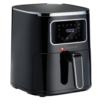 Alpina Air Fryer 4.5lt Μαύρο ALP-BL-24687