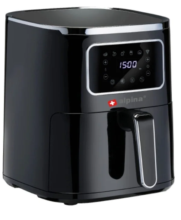 Alpina Air Fryer 4.5lt Μαύρο ALP-BL-24687