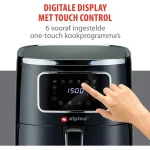 Alpina Air Fryer 4.5lt Μαύρο ALP-BL-24687 - Image 3