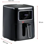 Alpina Air Fryer 4.5lt Μαύρο ALP-BL-24687 - Image 6