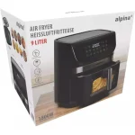 Alpina Air Fryer με Wi-Fi 9lt Μαύρο ALP-BL-27221 - Image 3