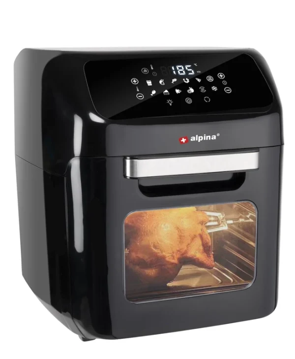 Alpina Appliances Πολυμάγειρας 1800W με Χωρητικότητα 12lt Μαύρος 1176968