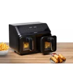 Alpina Air Fryer με Wi-Fi & Διπλό Αποσπώμενο Κάδο 8lt Μαύρο ALP-BL-27219 - Image 7