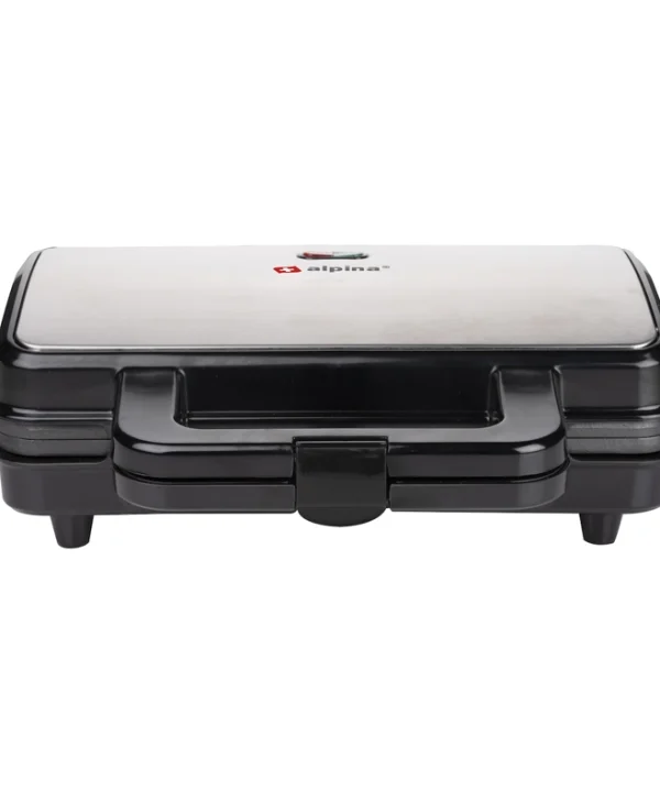 Alpina Appliances Τοστιέρα για 2 Τοστ 900W Μαύρη O8711252182063