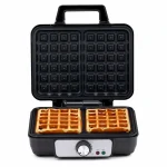 Alpina Appliances Βαφλιέρα για Ορθογώνιες Βάφλες 2 Θέσεων 1000W ALP-BL-22325 - Image 4
