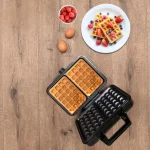 Alpina Appliances Βαφλιέρα για Ορθογώνιες Βάφλες 2 Θέσεων 1000W ALP-BL-22325 - Image 5