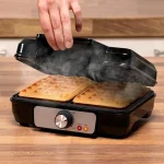 Alpina Appliances Βαφλιέρα για Ορθογώνιες Βάφλες 2 Θέσεων 1000W ALP-BL-22325 - Image 6