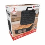 Alpina Appliances Βαφλιέρα για Ορθογώνιες Βάφλες 2 Θέσεων 1000W ALP-BL-22325 - Image 8