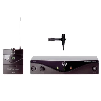 AKG WMS-45 Presenter Σετ Ασύρματο Πυκνωτικό Μικρόφωνο Πέτου, Clip On, Ζώνης 030-04-266