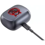 Buxton BTW8200 Raccoon In-ear Bluetooth Handsfree Ακουστικά με Αντοχή στον Ιδρώτα και Θήκη Φόρτισης Μαύρα (BX)BTW8200 - Image 2