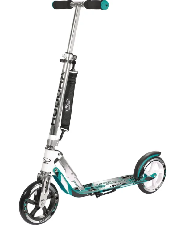 Hudora Παιδικό Πατίνι Αναδιπλούμενο Big Wheel 205 Δίτροχο Ασημί 14751