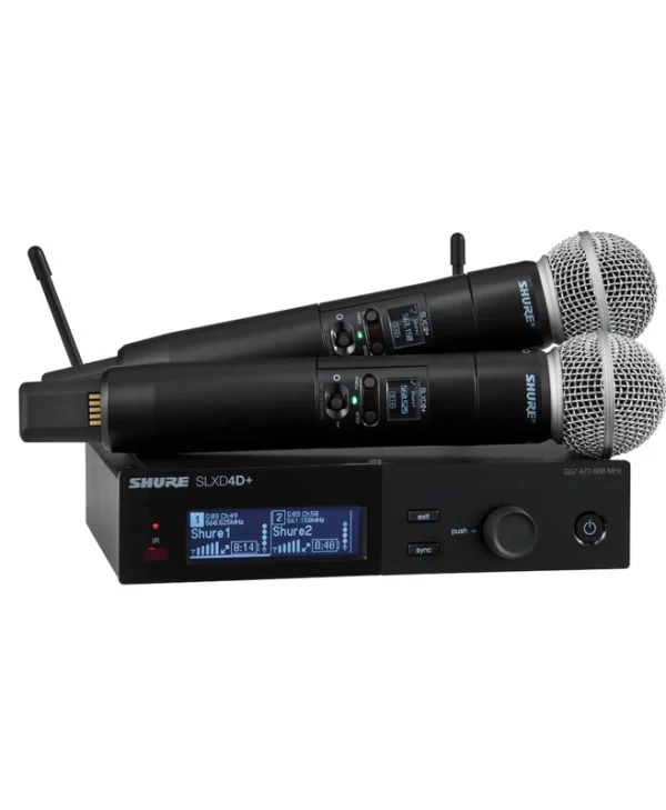 Shure SLXD24D+E/58 Σετ Ασύρματο Μικρόφωνο Χειρός για Φωνητικά