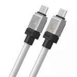 Creative Braided USB 2.0 Cable USB-C male - USB-C 140W PD Λευκό 2m 51MZ0530AA000 - Image 3